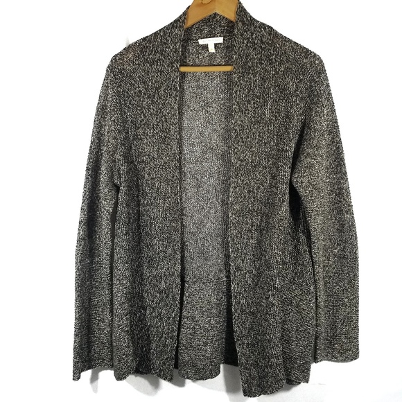 Eileen Fisher 100% Linen Open Front Cozy Cardigan - Picture 1 of 5